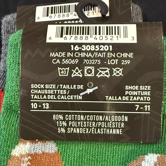 Men's Black 'Dad' T-Shirt with 3 Pair Colorful Socks Set Dad Gift Mens - Picture 7 of 16